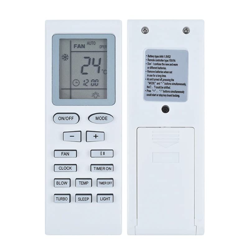 ERNIL Compatible For Voltas Ac With Clock Function Remote Control (Exactly Same Remote Will Only Work) Ac Remote No 18A,Yb1Fa,White (B0B7WLT967) Amazon Price History, Amazon Price Tracker