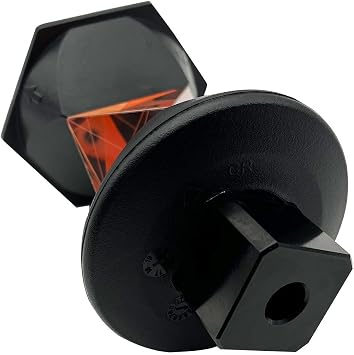 360 Degree Reflective Prism, Prism Reflector Compatible with Leica Total Station Prism Replacement GRZ4