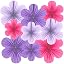 A|purple Flower Set
