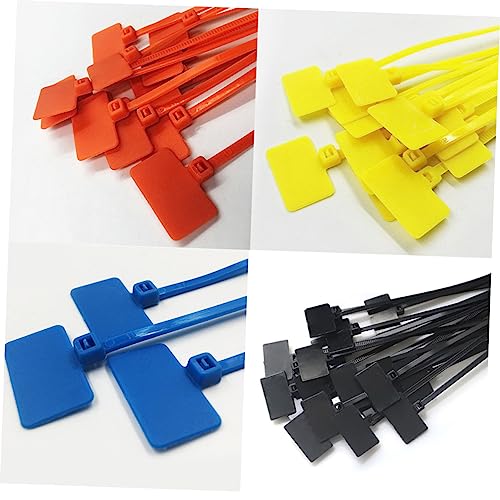 250 piezas de bridas para cables de nailon negras con dientes auto-bloqueantes y borde redondeado para organización de cables en casa o garaje miniatura 7