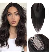 Benehair Human Hair Toppers for Women 100% Remy Human Hair 150% Density No Bangs Hair Topper 7 * ...