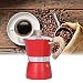 Les-Theresa Ekspres do kawy na kuchenkę, 150 ml kubek do espresso garnek do maka, ręczny kubański ekspres do kawy premium aluminium ekspres do kawy Moka perkolator (czerwony)