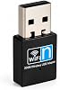 محول واي فاي PrimeX PX-WF3 Realtek RTL8192EU بسرعة 300 ميجابت في الثانية، محول لاسلكي USB بسرعة 300 ميجابت في الثانية، دونجل واي فاي 2.4 جيجابت، مستقبل واي فاي USB (Win10/11/Linux Plug and Play)