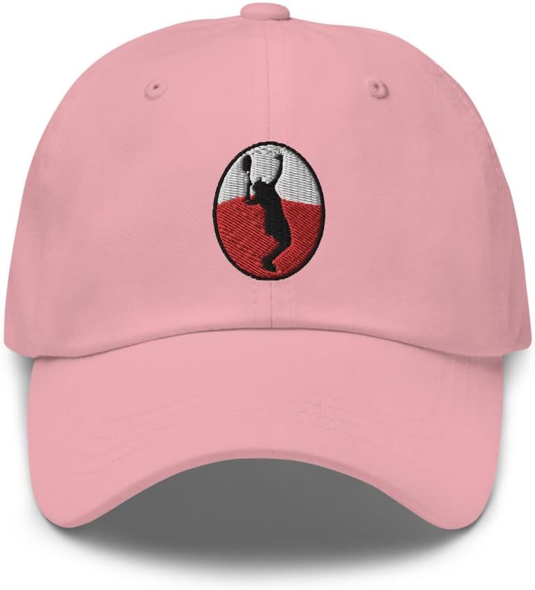 IGA Swiatek Tennis Poland Flag Racquet Silhouette Classic Adjustable Hat