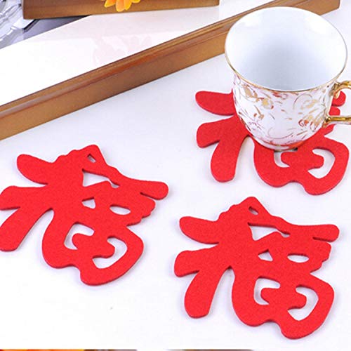 Cork Coasters Drink Absorbent Coasters Reusable C 3 Pack Blessing Coasters Quality Pad Cup Mat YIYATIANCHENG