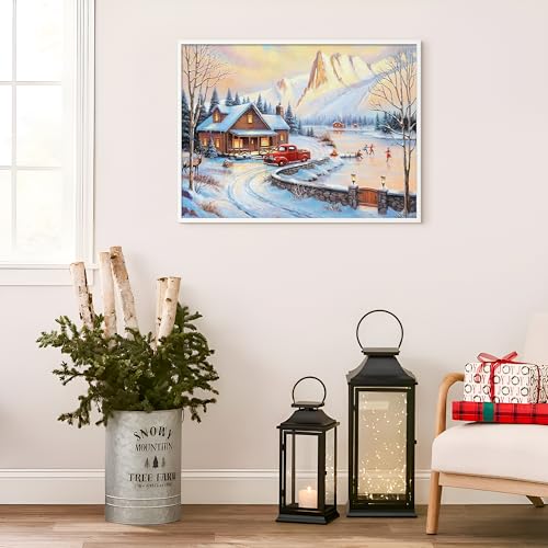 Image of upsimples 18x24 Picture Frame White 3 Pack, Scratch-Proof Poster Frames 18 x 24 for Photo Gallery - Slide-In Strips, Horizontal or Vertical Wall Mounting
