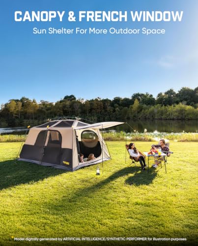 FanttikOutdoor Zeta C8 Apex Instant Cabin Tent