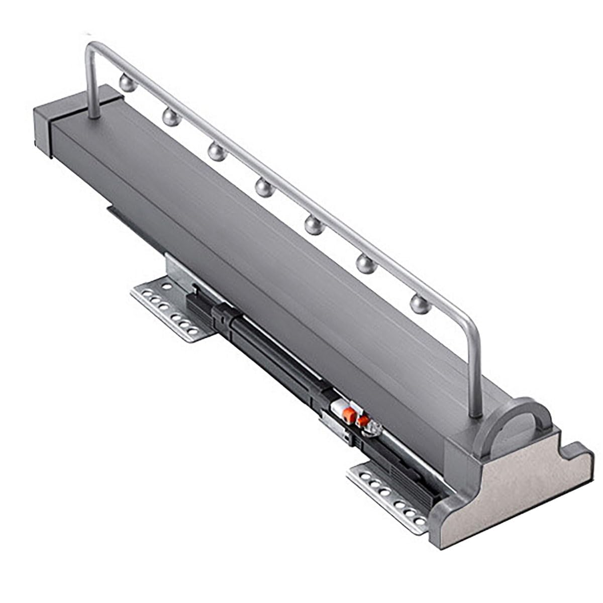 Portant coulissant en alliage d'aluminium 350mm pour dressing