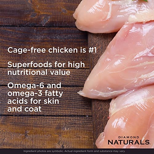 Diamond Naturals Large Breed Adult Dry Dog Food, Chicken & Rice, 40lb | With Real Cage Free Chicken | Glucosamine & Chondroitin to Help Support Large Breed Dogs | Probiotics for Digestive Support - Image 5