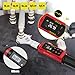 ANPUDS Adjustable Digital Torque Wrench, 0.66-44.29 Ft.lb/0.9-60 Nm, Hvac Torque Wrench with 35mm Jaw, 3/8 Drive Ratchet, ±1% Accuracy, Vibration, Buzzer and LED Indicator for Split AC, Bike, Moto
