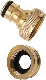 OSALADI 2 Pçs Conector De Entrada De Água Conector De Mangueira De Água Adaptador De Tomada Máquina De Lavar Mangueira Conectores De Mangueira De Latão Encaixe De Mangueira Conector De