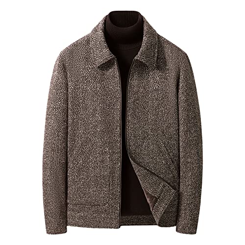 Blouson d'automne décontracté anti-froid léger avec poche pratique