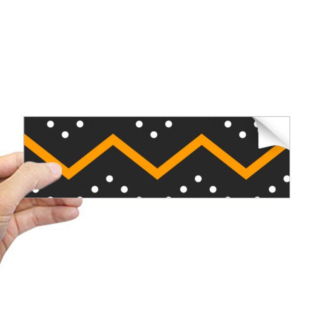 Sticker rectangulaire Halloween vague Happy Fear pour décoration de fenêtre