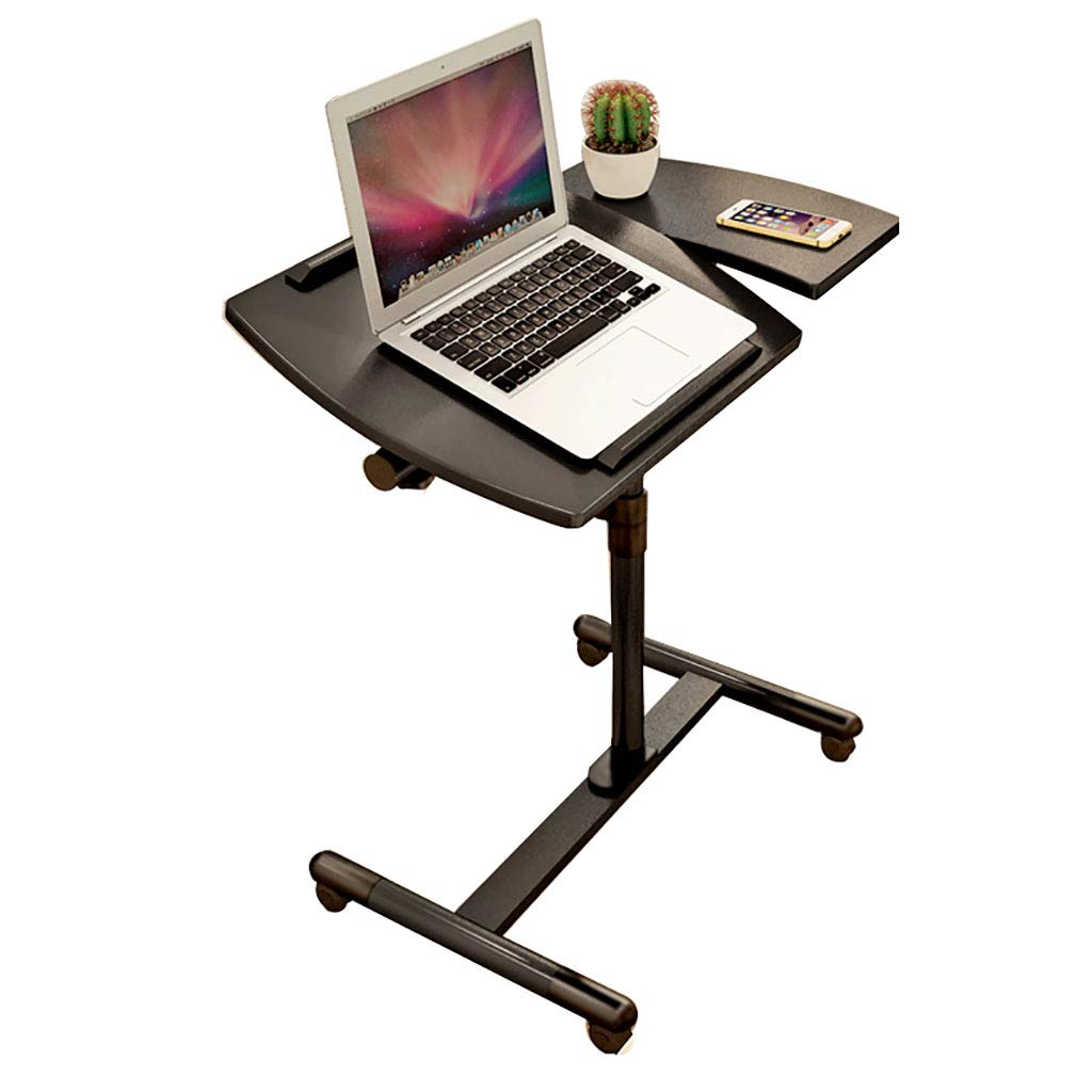 Table de lit pour ordinateur portable réglable en bambou noir