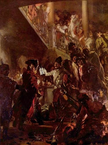 Peinture huile Adolph Menzel Bonsoir Messieurs impression de qualité