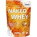 Produktbild TNT Naked Whey Protein Pulver (1kg)  Eiweißpulver mit Laktase für Protein Shake, Backen & Kochen  Tolle Löslichkeit & leckerer Geschmack (Haselnuss)