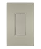 Legrand Radiant WNRL10NI Smart Switch with Netatmo, Compatible with Alexa, Google Assistant & Apple HomeKit, Nickel (1 Count)