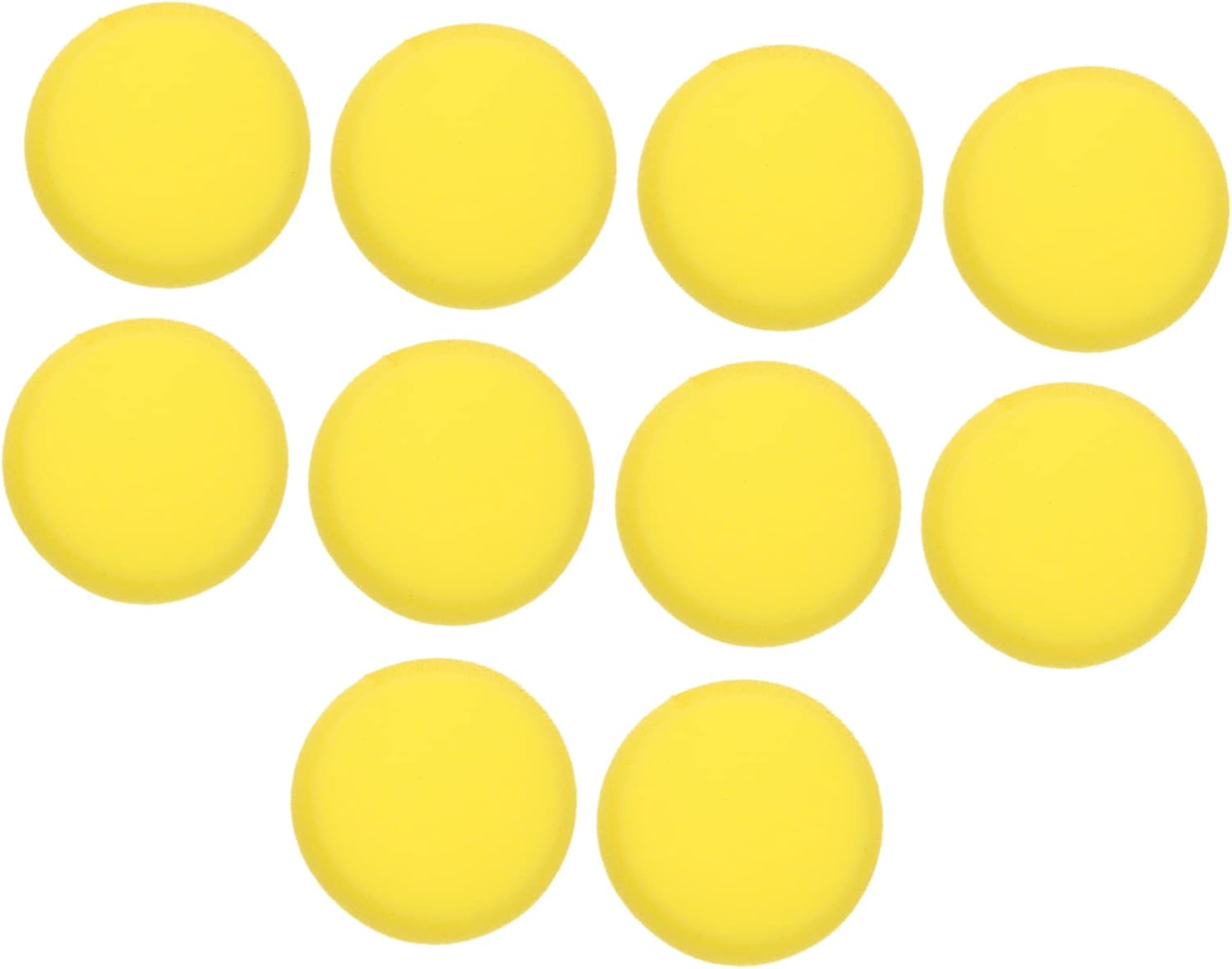 TEHAUX 10pcs Round Artist Sponges for Boy Girl Painting Durable Non-Toxic Graffiti Tools for Creative Art Projects Lightweight and Easy to Use for Faux Finishes and Pottery