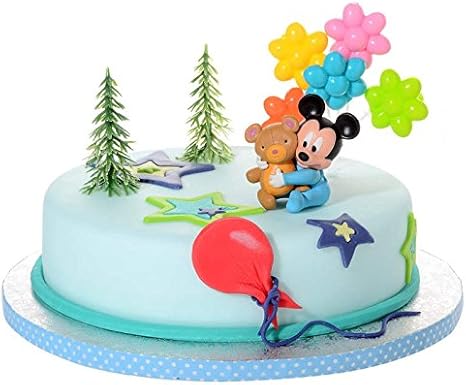 Les Colis Noirs Lcn Kit Pvc Decor Mickey Bebe Gateau Anniversaire Decoration Garcon 172 Amazon Fr Cuisine Et Maison