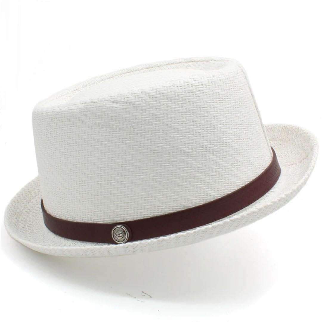 Cappelli di paglia unisex Cappello da sole Cappello da barca Marinaio Sombrero Beach Outdoor Viaggi