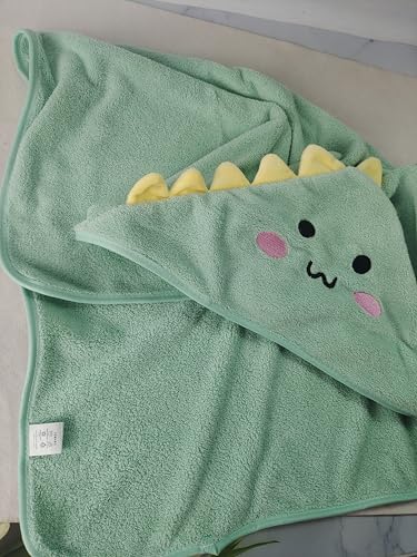 Image of Baby Hooded Towels,31 x 31 in Baby Washcloths, Infant Super Soft Baby Bath Towels with Hood for Toddlers1-3,Highly Absorbent Viscose Hooded Towel for Boys, Girls, Newborn Essentials