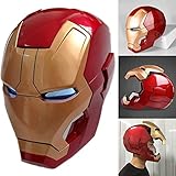 iron man helmet replica amazon ★Caratteristiche del prodotto: casco di deformazione a controllo vocale indossabile Iron Man MK42. L'effetto di deformazione è suddiviso in controllo vocale vocale / telecomando / tocco e la modalità di alimentazione è a batteria.
