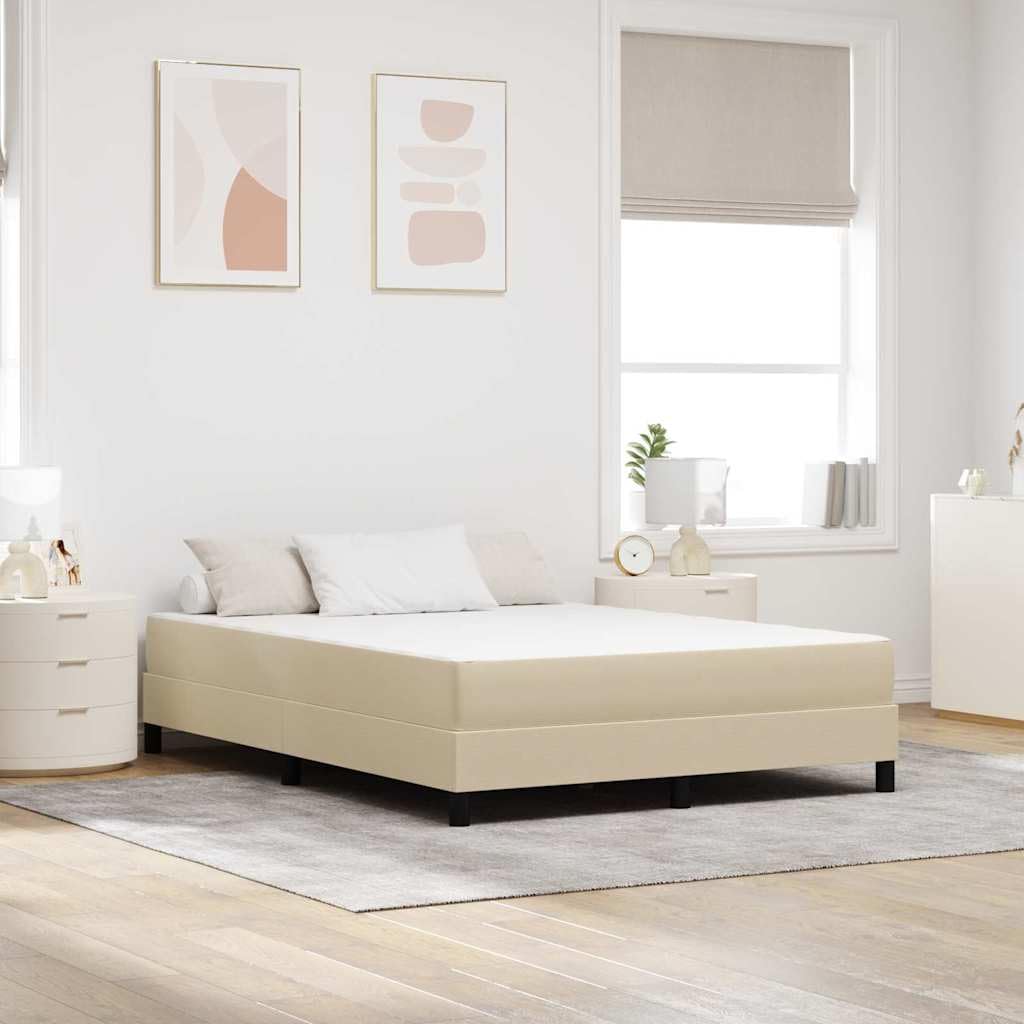 vidaXL Materac do łóżka z materacem Szałwiowy 160 x 200 cm tkanina