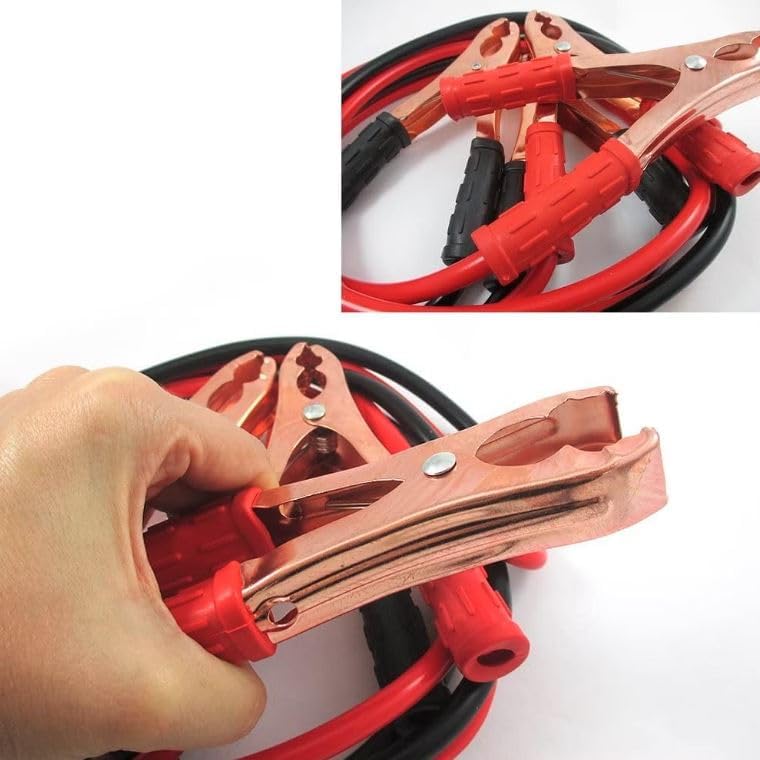 Image of Car Heavy Duty Auto Jumper Cable Battery Booster Wire Clamp with Alligator Wire Emergency Car Battery Charging Booster Cables for car Truck Battery Chargers to Start for Engine (700 AMP, 7ft)