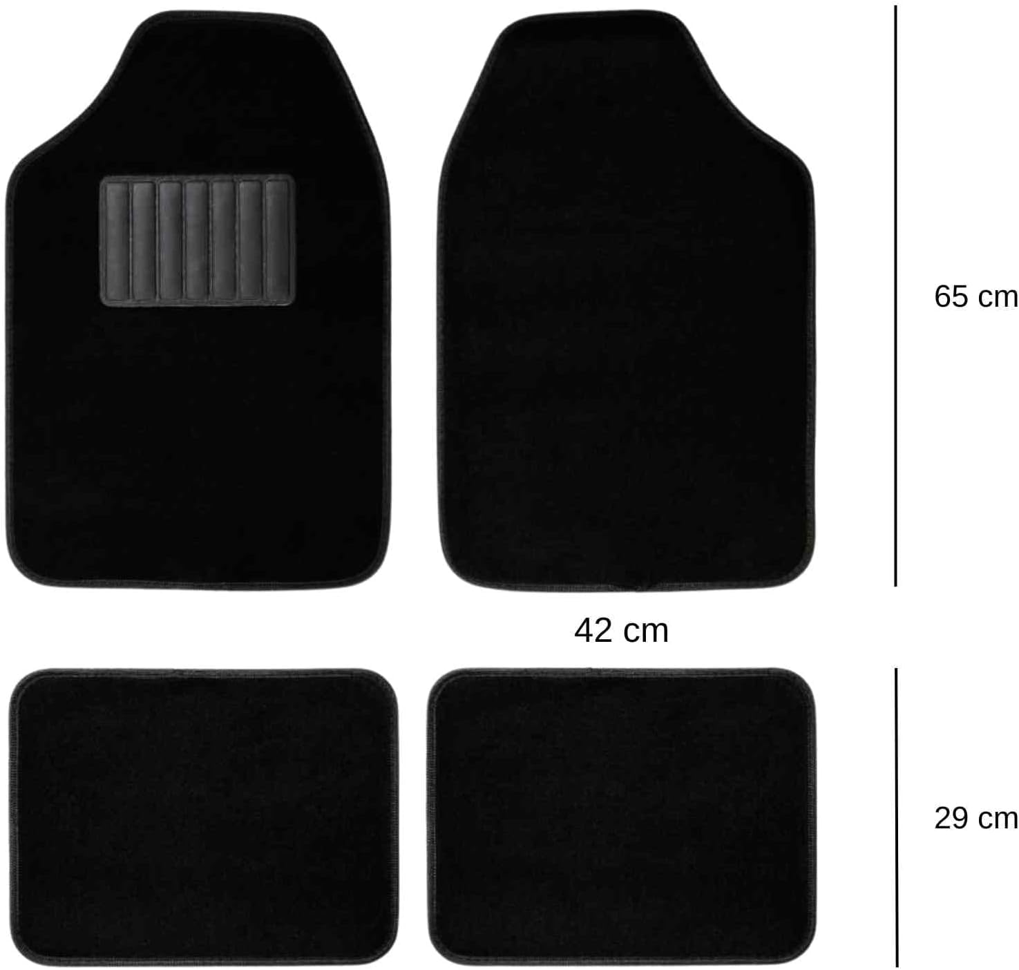 Alfombrillas para Coche para Skoda Superb 2015 2016 2017 2018, Alfombrillas Antideslizantes y Lavables，4 artículos