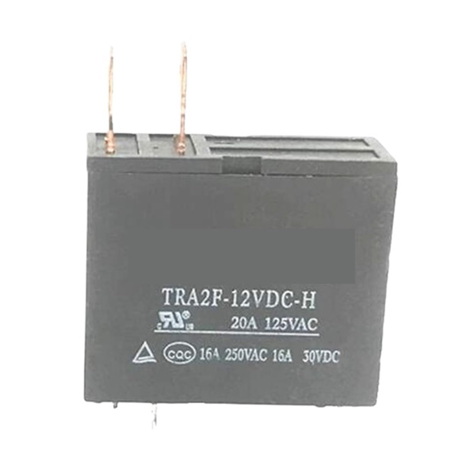 Relais 12V 16A TRA2F-12VDC-H à 4 broches pour circuit imprimé Pack de 5 pièces