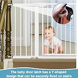 Menibeuty 2 Stück Türbolzen Babydruck, Schrauben Gitterdruck Leiter M10 Schraube Und Adapter für Geländer mit Schwarzer Nuss, Für Haustiere Hund Baby Treppe