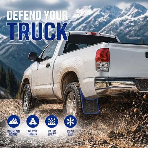 Image of PIT66 Mud Flaps Splash Guards Fit 2007-2013 Toyota Tundra Front & Rear