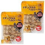 ペットプロ ナチュラル&ヘルシーガム 骨型ミニ 18本×2個セット