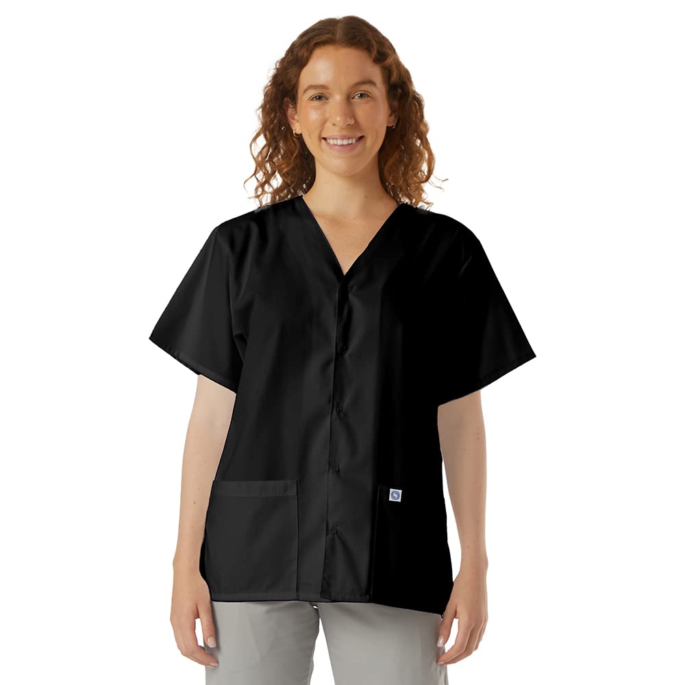 SPECTRUM UNIFORMS Scrubs Top Doctor Nurse Coat Unisex V-Neck Yoga Medical Professionals Hospital and Lab WorkWear Pack Of