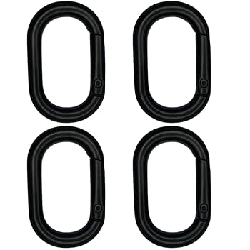 Amazon.co.jp: 楕円形カラビナ 長円形カラビナ オーバルカラビナ