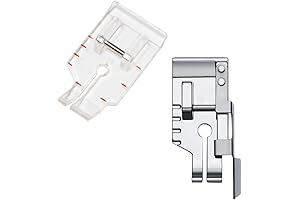1/4 Inch Presser Foot Quilting Patchwork Foot with Edge Guide for Precise and Consistent Seams