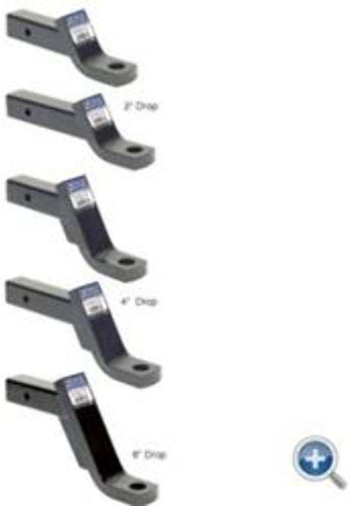 B&W Trailer Hitches 16K, 2" Drop, 2"x8" Shank Ball Mount - BMHD30011