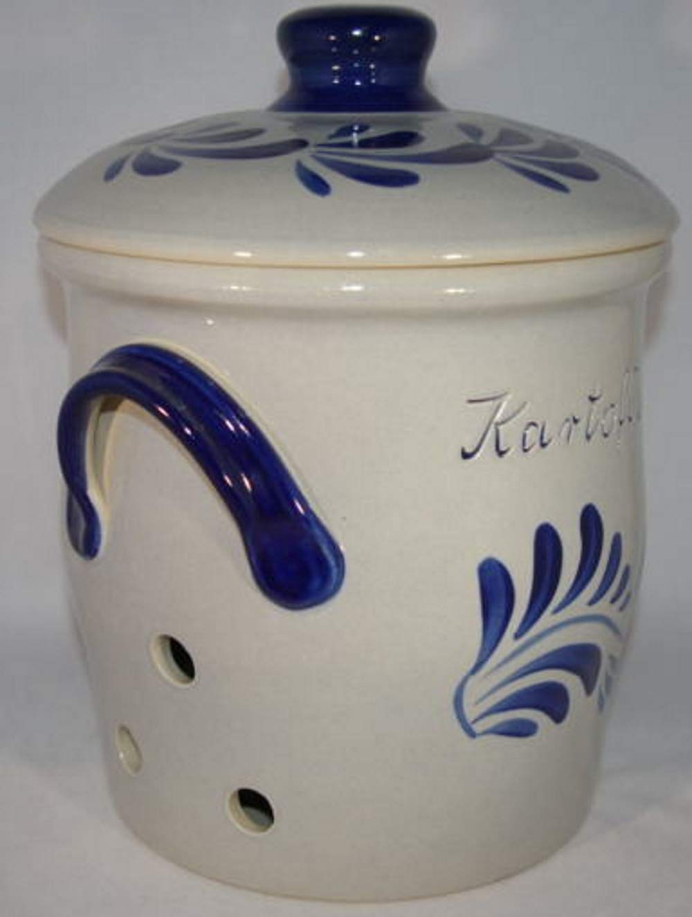 Kartoffeltopf grau blau 1850/5,0