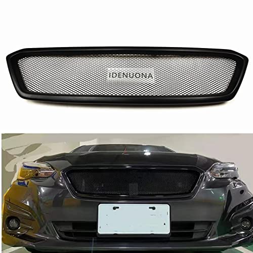 Front Bumper Grill For Subaru Impreza 2017-2019 2018 Matte Black