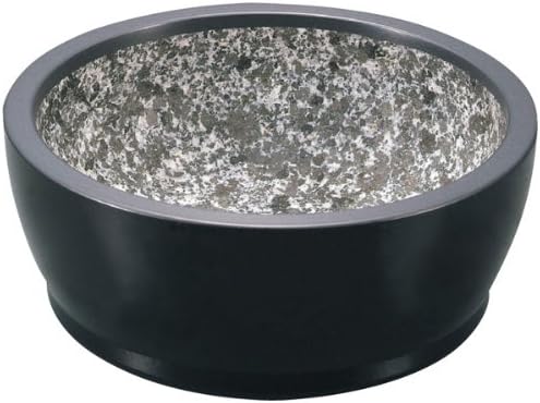 Hard coat Stone Burn bibinba Aluminum Frame with (matte black) 17 cm