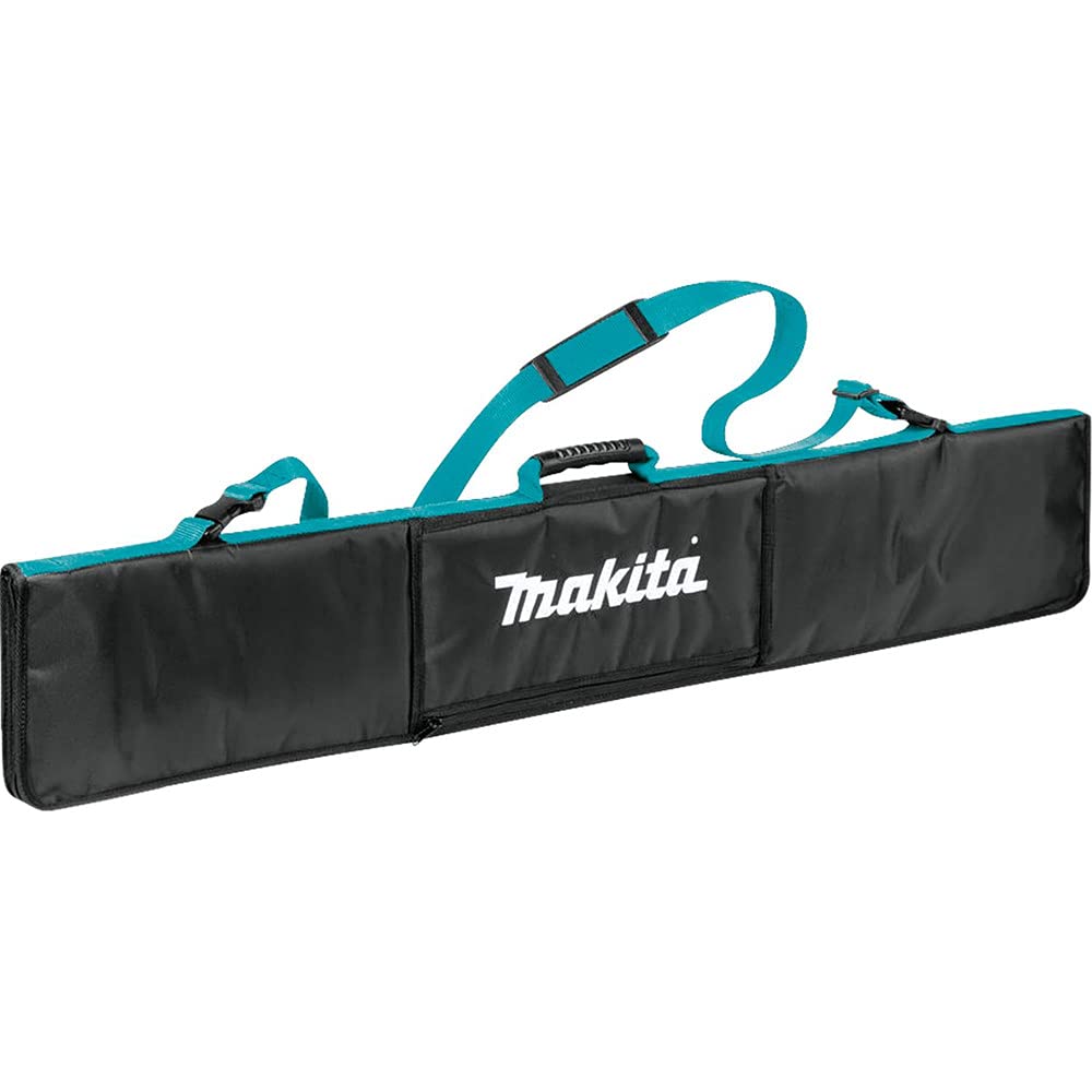 Makita E-05670 Führungsschienentasche 1,0 m, für bis zu 2 Schienen, verschließbares Fach für Befestigungsmaterial, mit Handgriff und Schultergurt, Polyester, gepolstert