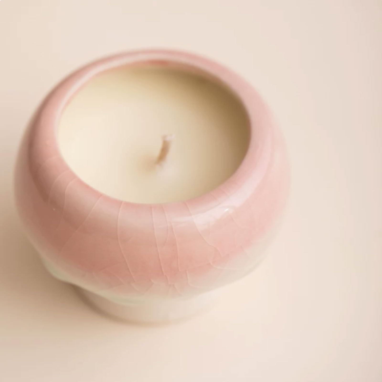 Znakomite świece ceramiczne wykonane z wosku sojowego i olejków eterycznych, nowoczesna świeca aromaterapeutyczna, czyste palenie do sypialni i puszystego biura (Geranium Rose)