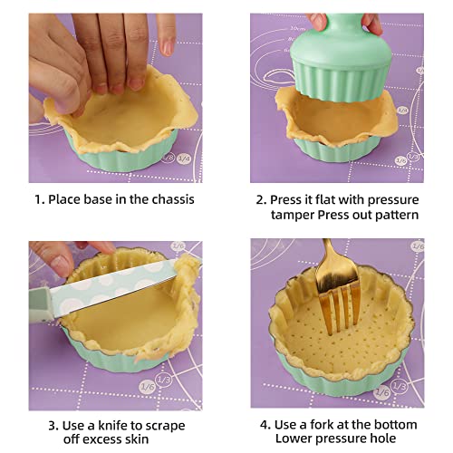 Lifvcnt Mini Tart Pans For Baking Round, Mini Cheesecake Pans Removable Bottom, Mini Pie Tart Shell Molds For Cupcakes, Muffins, Cookies, Pies, Tart Tins, Pudding, Tartlet, Quiches #TOP4
