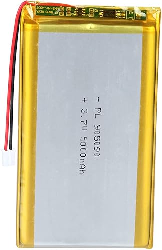 Batería de 3.7V 5000mAh 905090 Li-ion Li-Po recargable de iones de litio con conector de paso de 2P PH 0.079 in