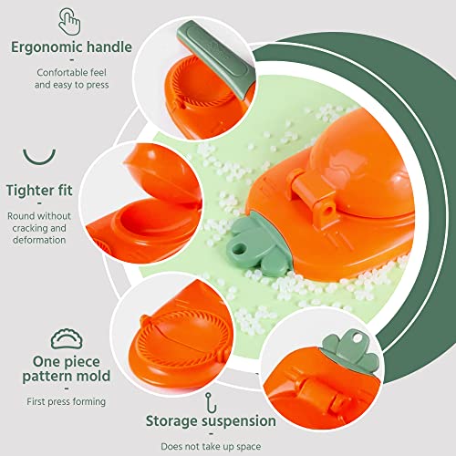 Dumpling Maker - Portable Press Molds 2 In 1 - Manual Cheese Grater - Kitchen Pressing Portable Pasta Maker - Bpa Fre #TOP5