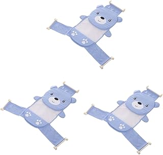 Didiseaon 3 Pçs Rede De Banho Infantil Assento De Carro Infantil Assento De Banho Infantil Banheira Dobrável Almofada De Banho De Bebê Recém-Nascido Banho De Bebê Infantil Suporte De Banho