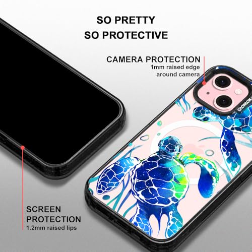 Protection militaire iPhone 15 coque MagSafe antichoc transparente