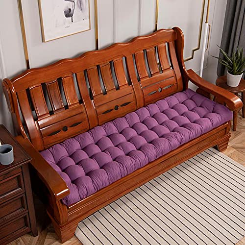 Coussin de banc de jardin violet 52x180 matelas balancelle extérieur intérieur