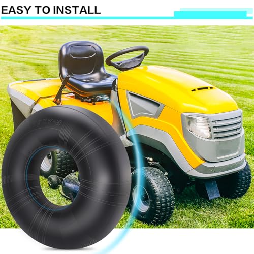 2Pack 20x8.00-8, 20x10.00-8 Lawn Mowers Tubes with TR13 Straight Valve Stem,Heavy Duty Replacement Inner Tubes for Garden Trailer Tractor Golf Cart