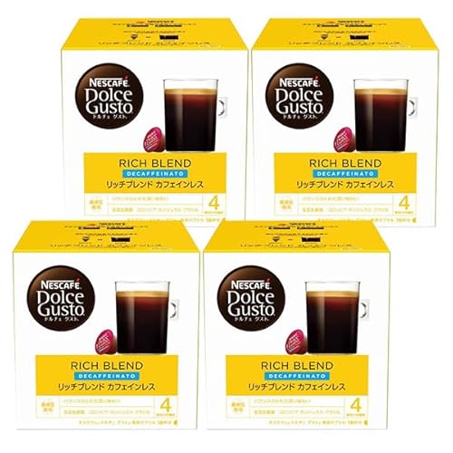 ネスカフェ ドルチェグスト 専用カプセル リッチブレンド カフェインレス ×4箱